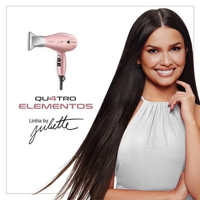Secador De Cabelo By Juliette Mondial Golden Rose 127V 110