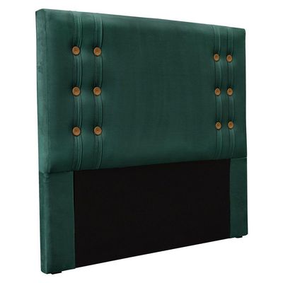 Kit Cabeceira Recamier King 1,95M Verde Floresta