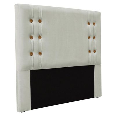 Kit Cabeceira E Calçadeira Recamier King 1,95M Cinza Prata