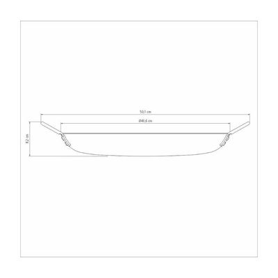 Disco Churrasco Black Em Aço Carbono Nitrocarbonetado 40 Cm