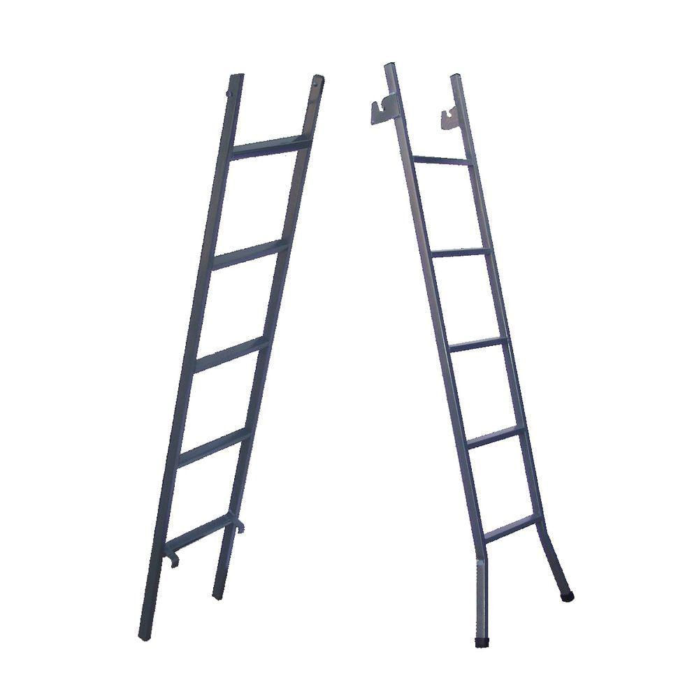 Escada 3 Em 1 Extensiva Em Chapa De Aço 11 E 6 Degraus 330Cm