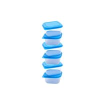 Kit Porta Papinha Azul Com 8 Peças - Western Baby