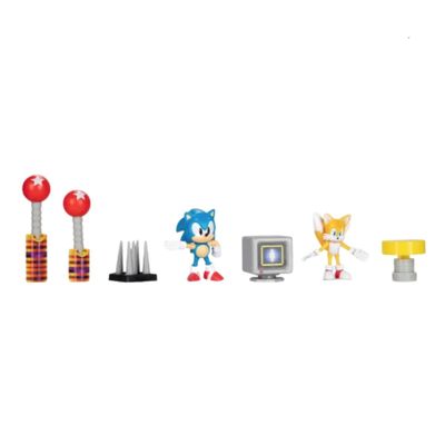 Playset Mini Figuras Sonic Tails Diorama - Candide