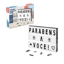 Painel Letreiro Luminoso Light Box Letras Símbolos - Western