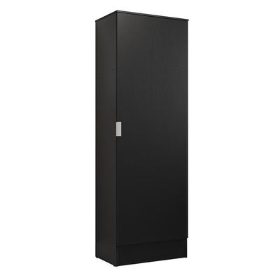 Armário Multiuso 60 Cm 1 Porta Preto Madesa Preto