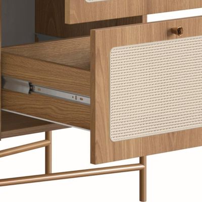 Buffet 3 Portas 2 Gavetas Palhinha Linha Hanover Artesano
