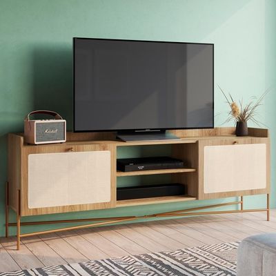 Rack p/Tv 70 Pol Palhinha 28930 Linha Oslo Hanover Artesano