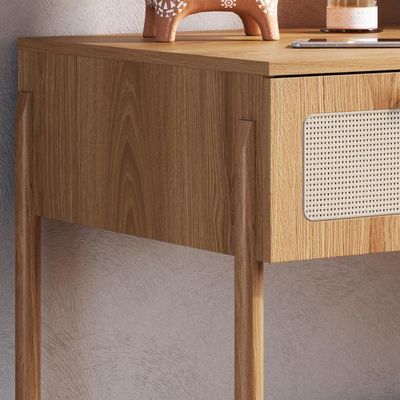 Escrivaninha 2 Gavetas Palhinha Linha Oslo Hanover Artesano