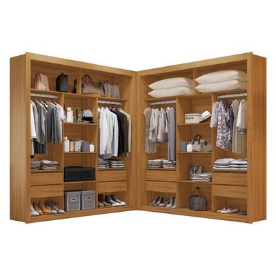 Closet Casal Premium 8 Gavetas Amoudi Móveis Freijó Trend