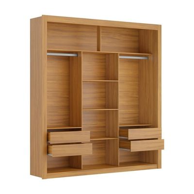 Closet Casal Premium 8 Gavetas Amoudi Móveis Freijó Trend