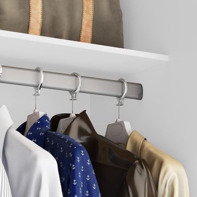 Closet Casal Premium 8 Gavetas Amoudi Móveis Branco