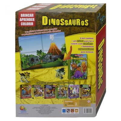 Brincar Aprender Colorir II Dinossauros - Todolivro
