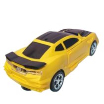 Camaro Amarelo Vira Robo Bate Volta Musical 1/18 - Net Toy