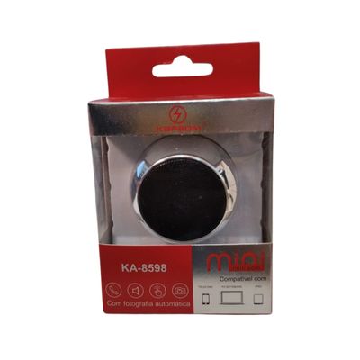 Caixinha De Som Bluetooth KA 8598 Média - Kapbom Prata