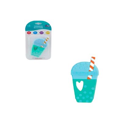Mordedor de Silicone Azul Milk Shake - Unik