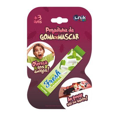 Pegadinha Goma de Mascar Sabor Menta - Unik