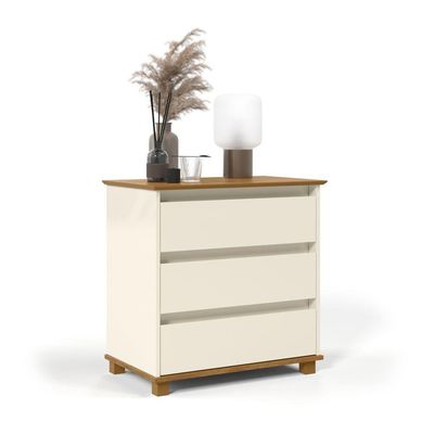 Mesa De Cabeceira Alana Off White Freijo