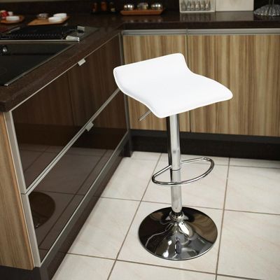 3 Banquetas Estofadas Confortável Belo Horizonte Branca
