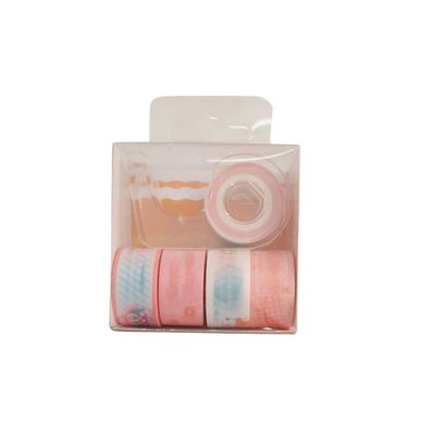 Fita Adesiva Washi Tape Com Mini Dispenser  Laranja - Brw
