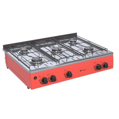 FOGAO A GAS GRAND PETIT VETRO 5 Q VERMELHO GAS GLP