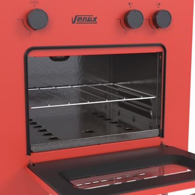 FOGAO A GAS MINI COOK 2 Q VERMELHO GAS GLP