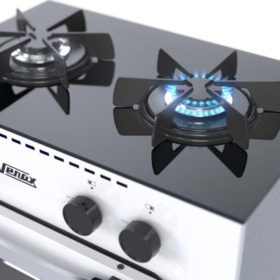 FOGAO A GAS MINI COOK 2 Q BRANCO GAS GLP