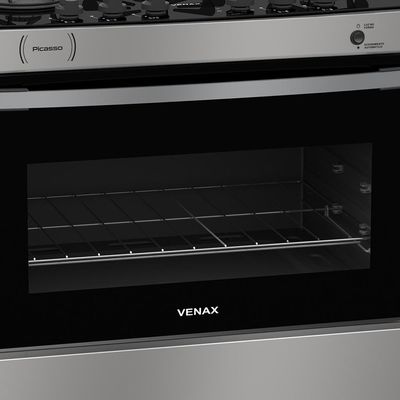 FOGAO A GAS PICASSO VITREO 5 Q INOX GAS GLP