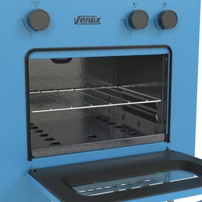 FOGAO A GAS MINI COOK 2 Q AZUL GAS GLP