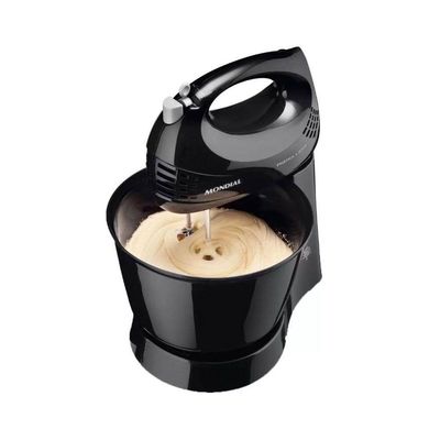 Batedeira Mondial 3 Velocidades 400w B-44 Preto 127v 110