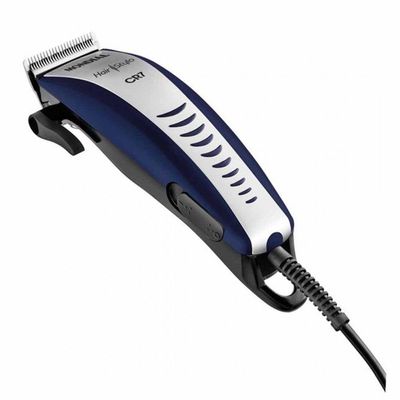Cortador De Cabelo Mondial Cr07 8910-02 Azul Com Prata 220V 220