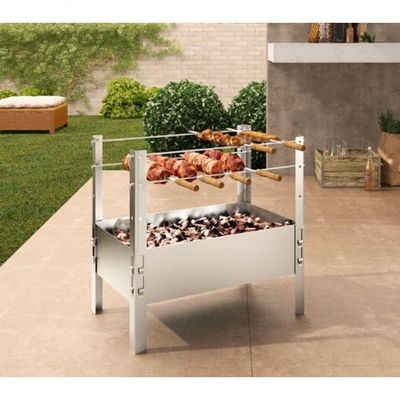 Churrasqueira 60cm Desmontavel Aço Galvanizado Qualinox