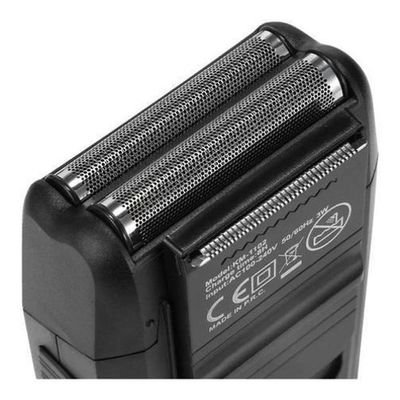 Barbeador Elétrico Shaver Sem Fio Kemei 2 Lâminas Km-1102 Bivolt