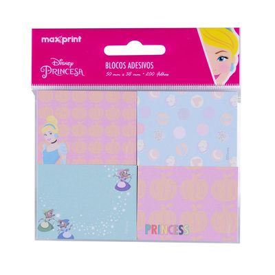 Bloco Adesivo Post it Bright Bold Cinderela Maxprint