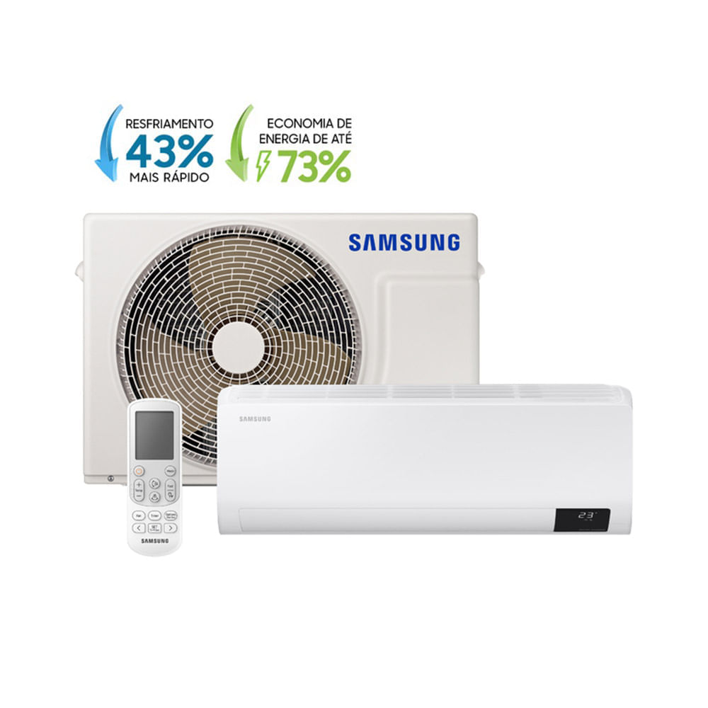 Ar Condicionado Split 12000 Btu Frio Ultra - Inverter - Samsung - 220v - Ar12bvhzcwk/az