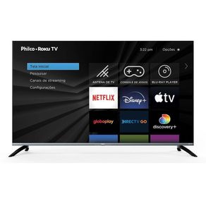 Smart-TV-LED-50-4K-Ultra-HD-Roku-TV-Philco-PTV50G70R2CSGBL-Preta