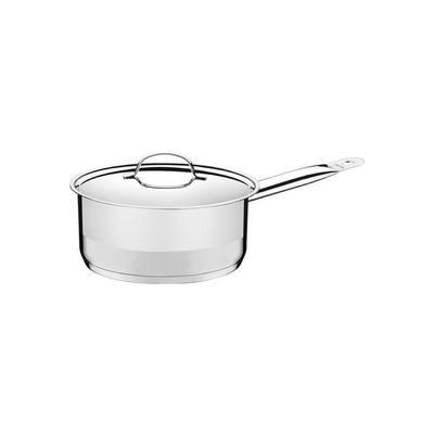 Panela Tramontina Professional Em Inox Tampa Plana Detalhe S