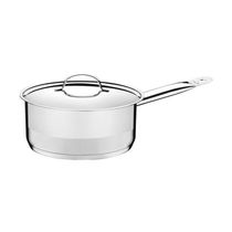 Panela Tramontina Professional Em Inox Tampa Plana Detalhe S
