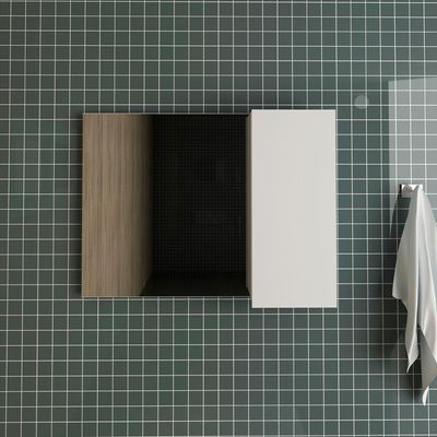 Espelheira Para Banheiro 1 Porta Bn3602 Branco