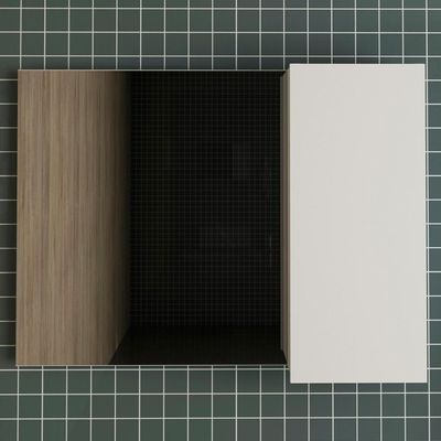 Espelheira Para Banheiro 1 Porta Bn3602 Branco