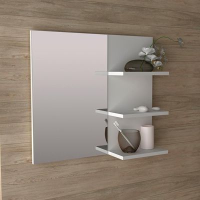 Espelheira Para Banheiro Bn3608 Branco Tecno Mobili Branco