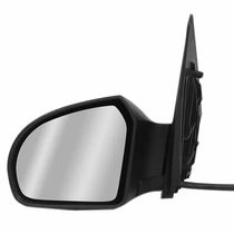 Espelho Retrovisor Externo Controle Manual com Capa Preto Liso Ford Fiesta Hatch e Sedan 2002 até 2014 Lado Esquerdo - Metagal