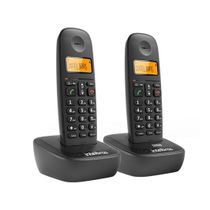 16781976838282 Telefone sem Fio Intelbras 4122512 TS 2512 Preto DECT 6.0 com 01 Ramal e Identificador