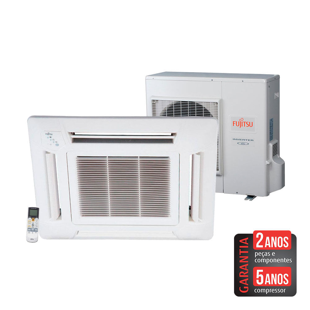Ar Condicionado Split Cassete 29000 Btu Quente/frio – Inverter – Fujitsu – 220v – Auba30lcl