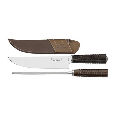 Jogo Para Churrasco Tramontina Inox 2Pçs