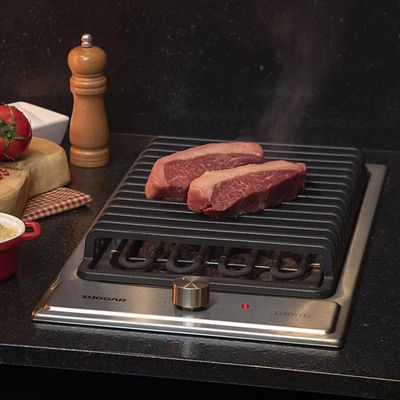 Cooktop Elétrico Suggar Barbecue Ferro Fundido Inox 220V CK0002IX
