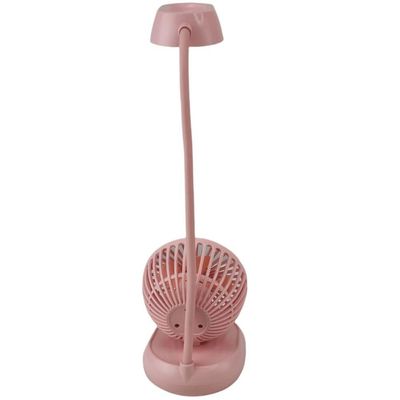 Luminaria Ventilador Ajustavel Led 2 Em 1 Flexivel de Mesa