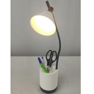 Luminaria de Mesa Led Porta Objetos Articulada 3 Cores