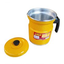 Leiteira Fervedor Com Apito Amarela Pigmentada 1.5l Docesar