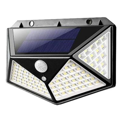 Luminaria Solar 100 Leds 7 Uni Sensor Presença Andarela