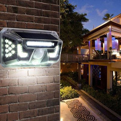 Luminaria Solar Sensor Movimento Automatico Spot Led